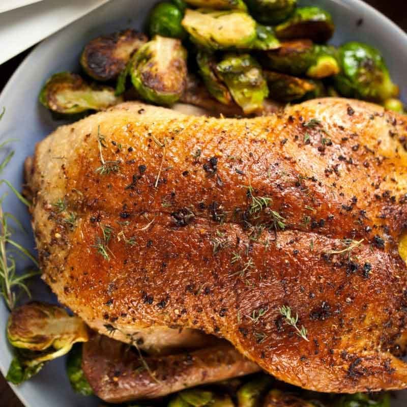 Gefüllter Entenbraten